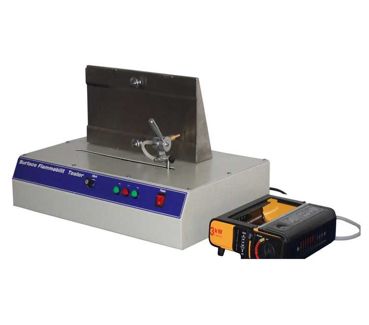 Surface combustion tester