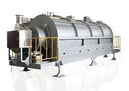 Externally heated rotary kiln pyrolysis ma