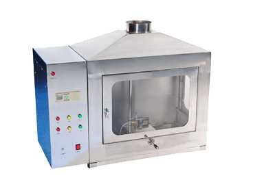 Building materials flame tester